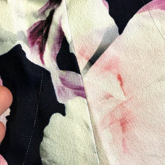 Cynthia Rowley Rose Floral Romper 12 Buckle Belt - Picture 8 of 13